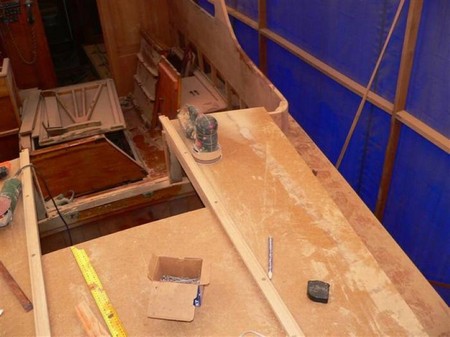 Fitting the new rails #1