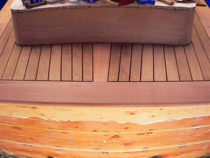 Brand new aft deck